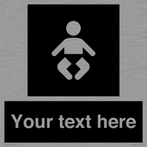 Custom information: black panel baby change